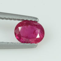 0.69 Cts Natural Burma Ruby Loose Gemstone Oval Cut