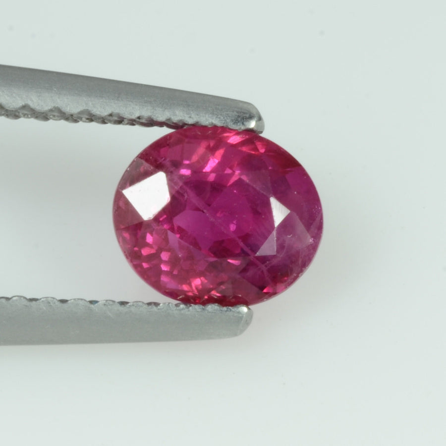 1.10 Cts Natural Burma Ruby Loose Gemstone Oval Cut