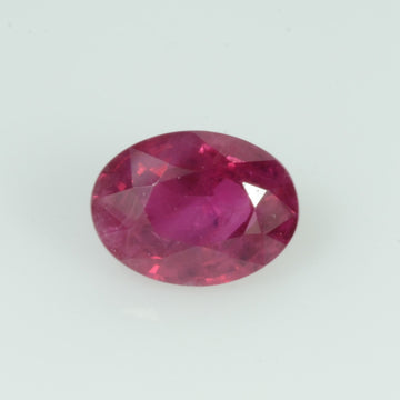 0.96 Cts Natural Burma Ruby Loose Gemstone Oval Cut