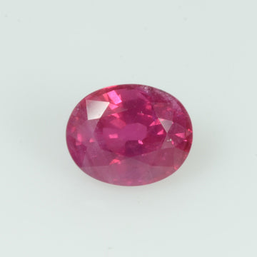 1.03 Cts Natural Burma Ruby Loose Gemstone Oval Cut