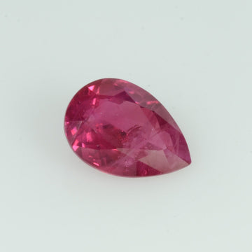 0.85 Cts Natural Burma Ruby Loose Gemstone Pear Cut