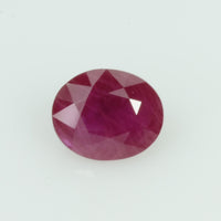 0.77 Cts Natural Burma Ruby Loose Gemstone Oval Cut