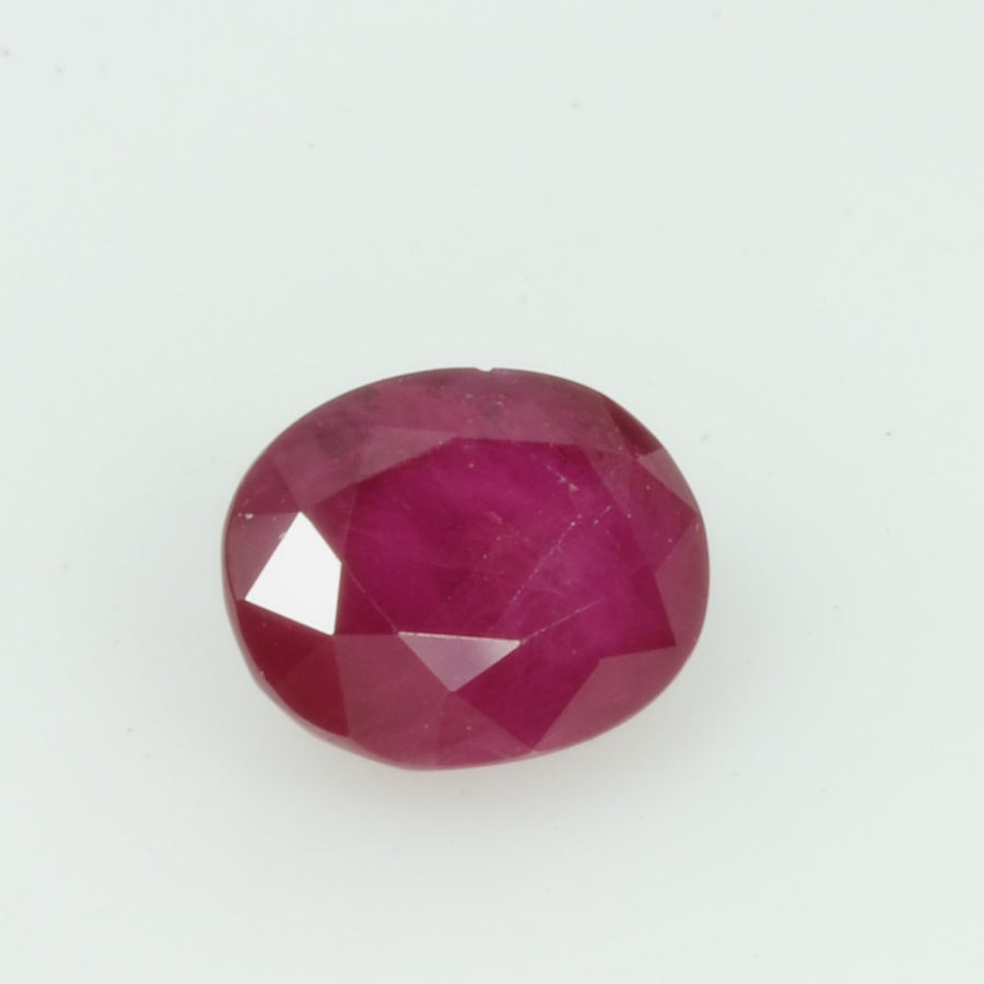 0.92 Cts Natural Burma Ruby Loose Gemstone Oval Cut