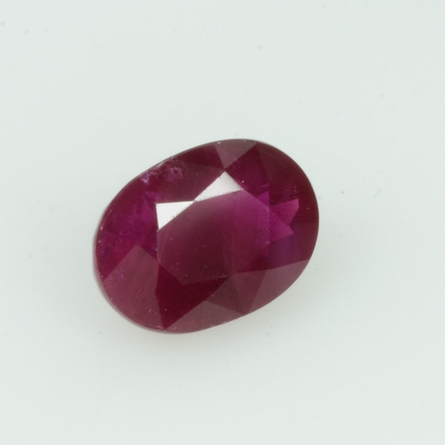 1.01 Cts Natural Burma Ruby Loose Gemstone Oval Cut