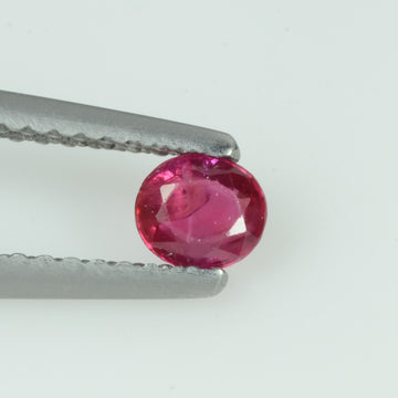 0.28 Cts Natural Burma Ruby Loose Gemstone Oval Cut