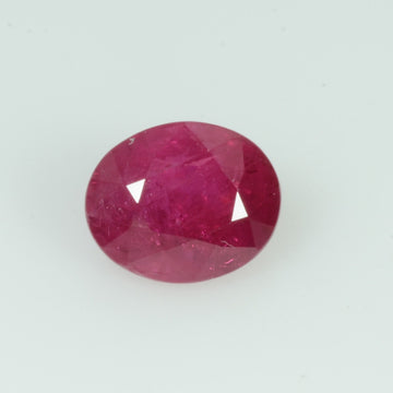 1.12 Cts Natural Burma Ruby Loose Gemstone Oval Cut