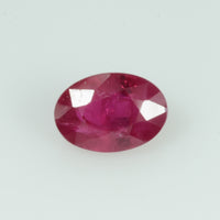 0.98 Cts Natural Burma Ruby Loose Gemstone Oval Cut