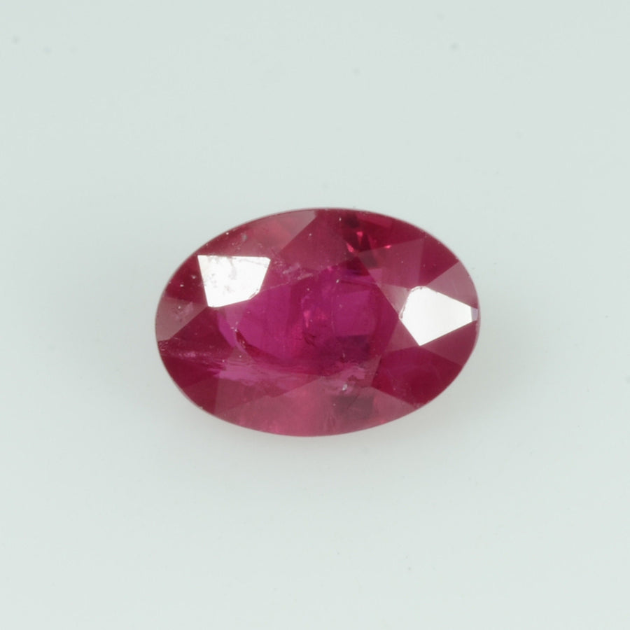 0.98 Cts Natural Burma Ruby Loose Gemstone Oval Cut