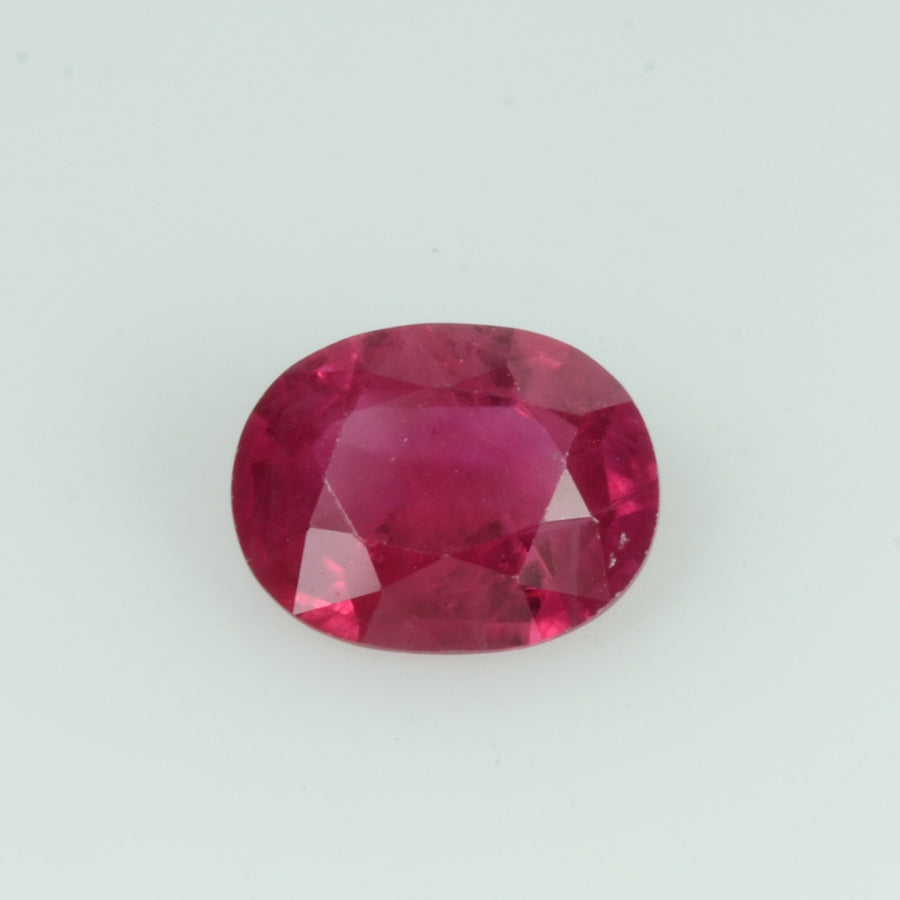 0.69 Cts Natural Burma Ruby Loose Gemstone Oval Cut