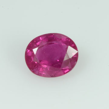 0.99 Cts Natural Burma Ruby Loose Gemstone Oval Cut