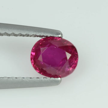 0.90 Cts Natural Burma Ruby Loose Gemstone Oval Cut