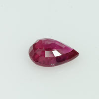 0.73 Cts Natural Ruby Loose Gemstone Pear Cut