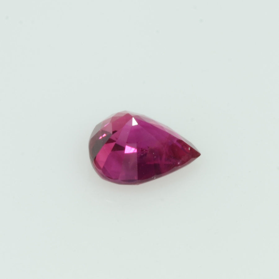 0.48 Cts Natural Ruby Loose Gemstone Pear Cut