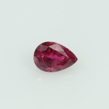 0.40 Cts Natural Ruby Loose Gemstone Pear Cut