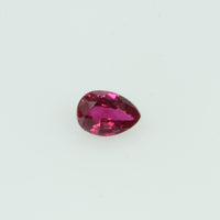 0.15 Cts Natural Ruby Loose Gemstone Pear Cut