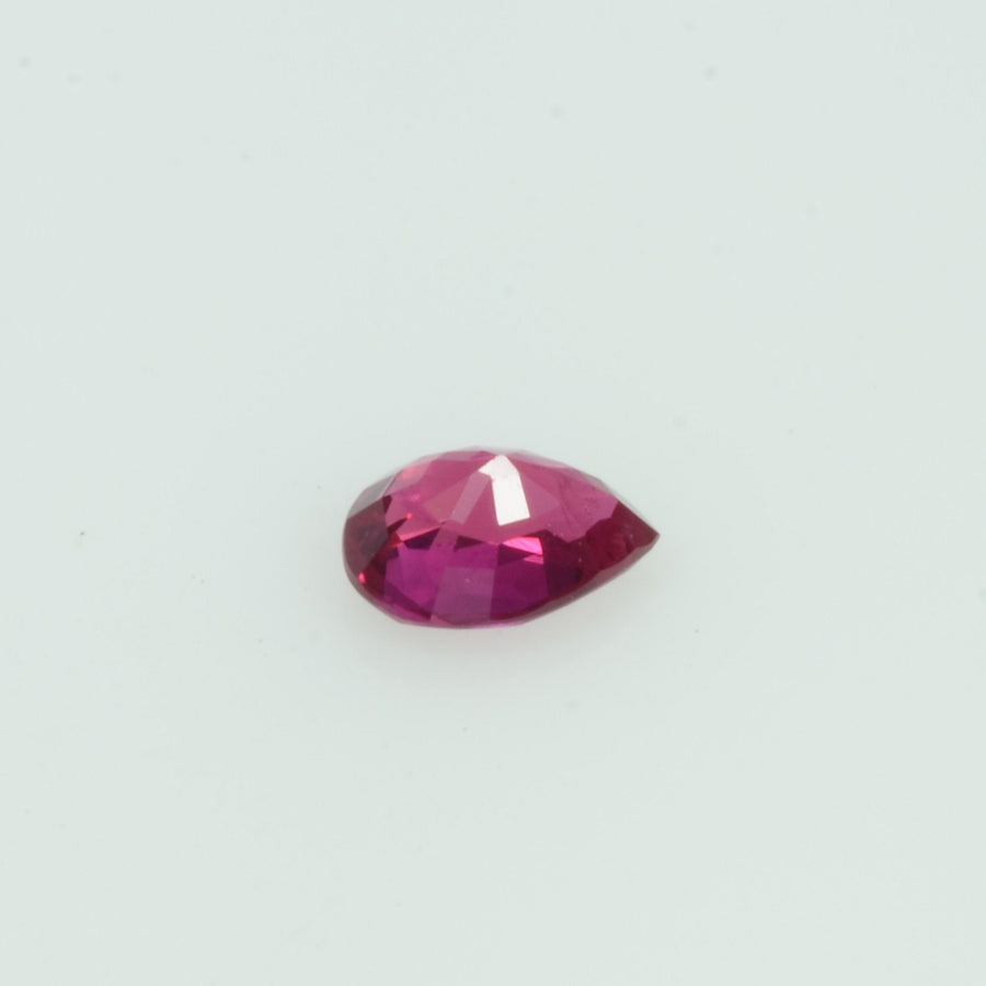 0.19 Cts Natural Ruby Loose Gemstone Pear Cut