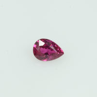 0.19 Cts Natural Ruby Loose Gemstone Pear Cut