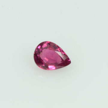 0.29 Cts Natural Ruby Loose Gemstone Pear Cut