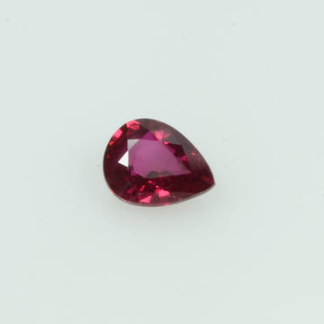 0.29 Cts Natural Ruby Loose Gemstone Pear Cut