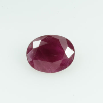 0.63 Cts Natural Burma Ruby Loose Gemstone Oval Cut