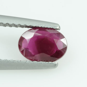 0.92 Cts Natural Burma Ruby Loose Gemstone Oval Cut