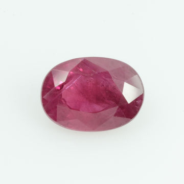 1.09 Cts Natural Burma Ruby Loose Gemstone Oval Cut