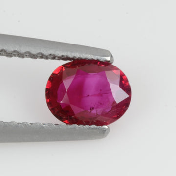 0.57 Cts Natural Ruby Loose Gemstone Oval Cut