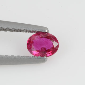 0.29 Cts Natural Ruby Loose Gemstone Oval Cut