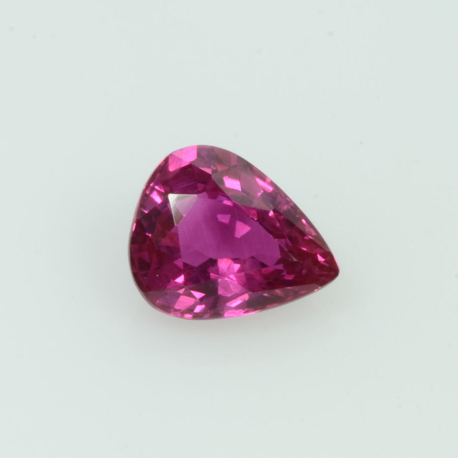 0.68 Cts Natural Ruby Loose Gemstone Pear Cut