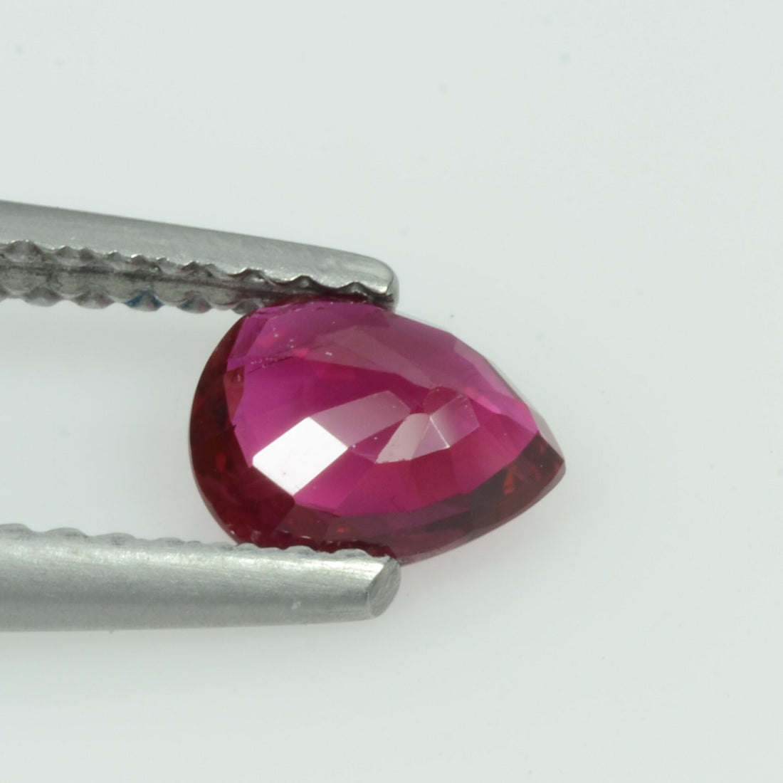 0.64 Cts Natural Ruby Loose Gemstone Pear Cut