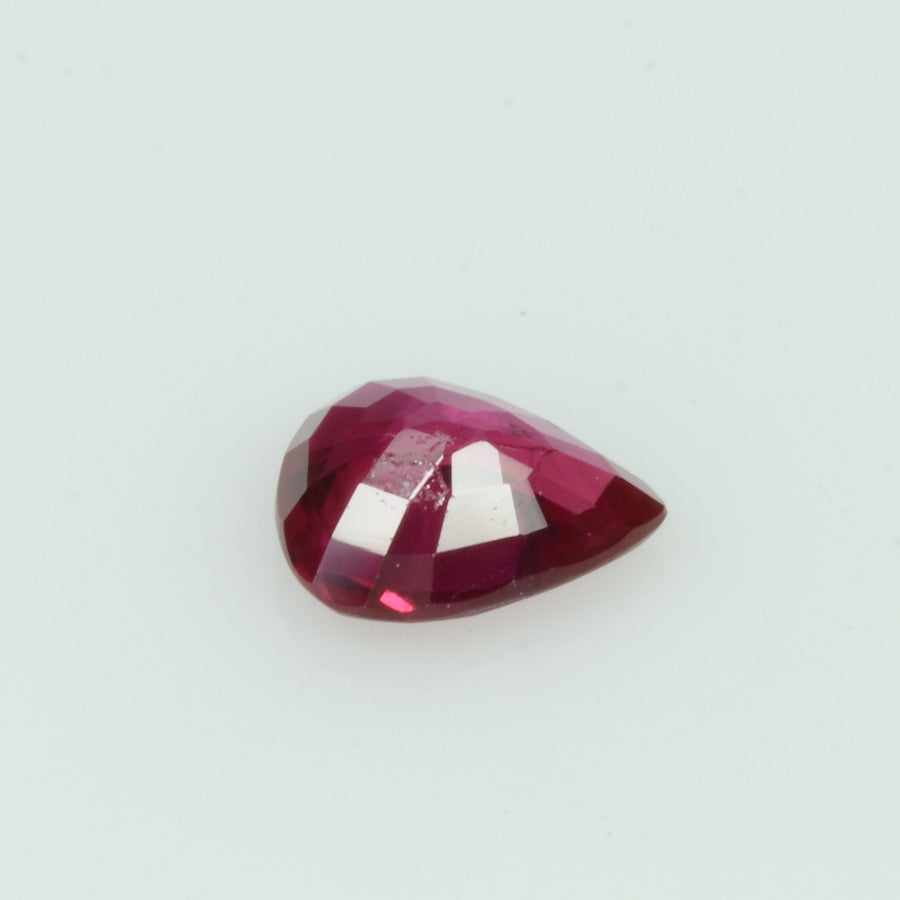 0.50 Cts Natural Ruby Loose Gemstone Pear Cut