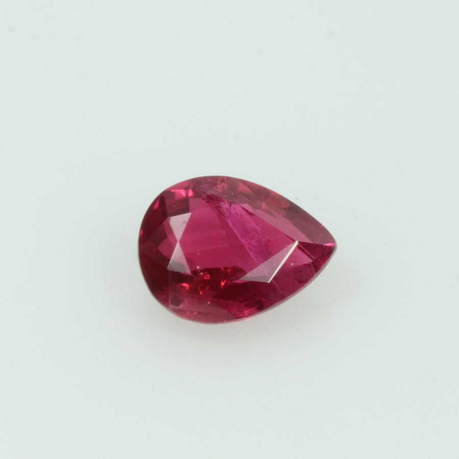 0.50 Cts Natural Ruby Loose Gemstone Pear Cut