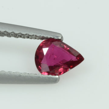 0.47 Cts Natural Ruby Loose Gemstone Pear Cut