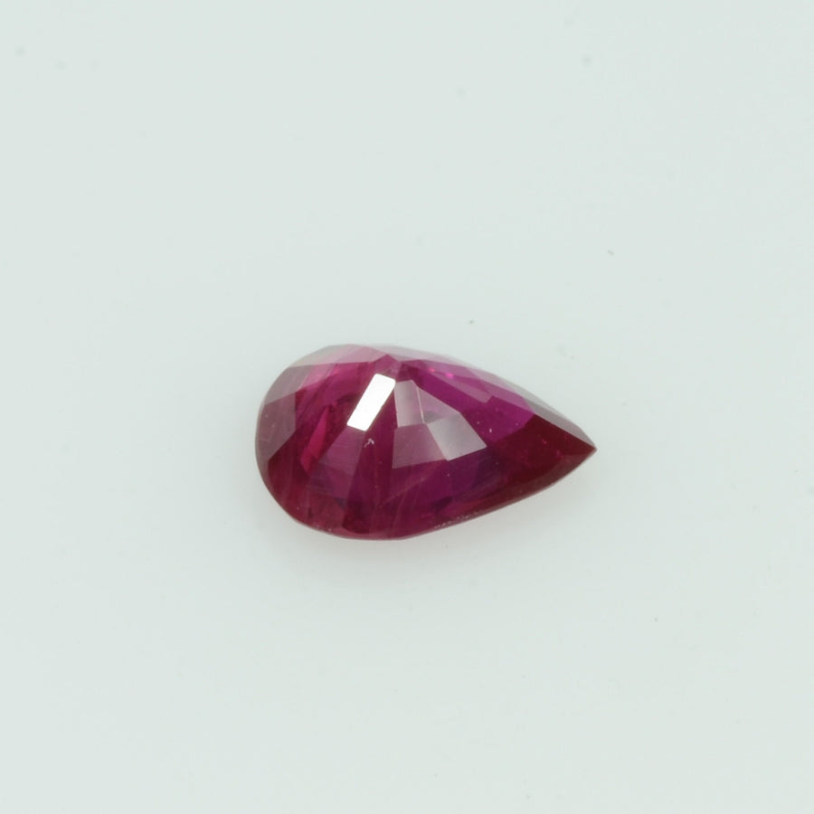 0.36 Cts Natural Ruby Loose Gemstone Pear Cut