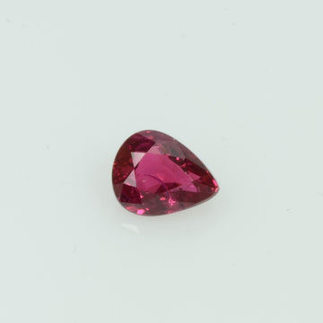 0.26 Cts Natural Ruby Loose Gemstone Pear Cut