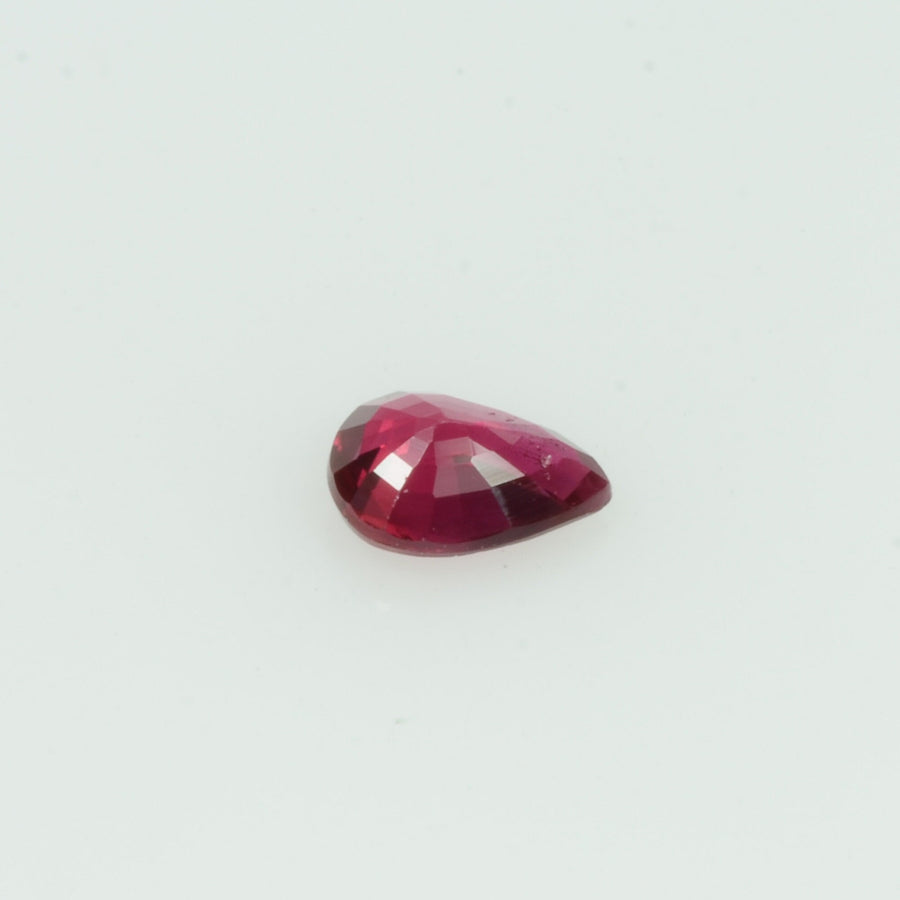 0.19 Cts Natural Ruby Loose Gemstone Pear Cut