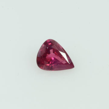 0.28 Cts Natural Ruby Loose Gemstone Pear Cut