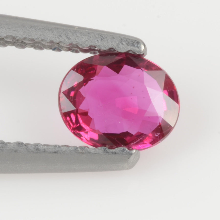 0.54 Cts Natural Ruby Loose Gemstone Oval Cut