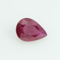 0.91 Cts Natural Burma Ruby Loose Gemstone Pear Cut