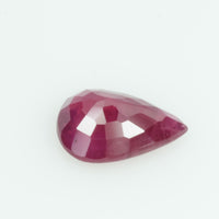 0.91 Cts Natural Burma Ruby Loose Gemstone Pear Cut