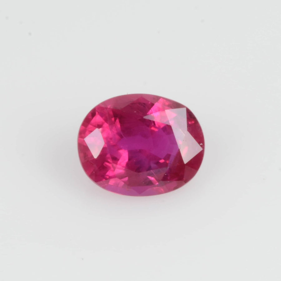 0.59 Cts Natural Ruby Loose Gemstone Oval Cut