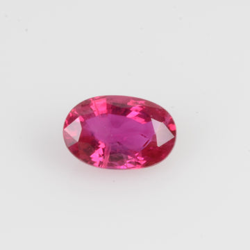 0.49 Cts Natural Ruby Loose Gemstone Oval Cut