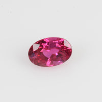 0.49 Cts Natural Ruby Loose Gemstone Oval Cut