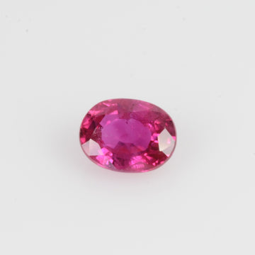 0.36 Cts Natural Ruby Loose Gemstone Oval Cut