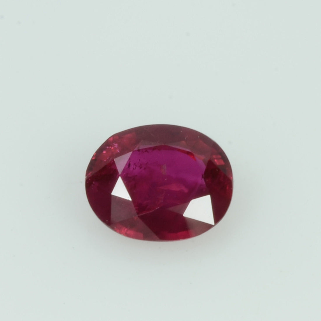 0.56 Cts Unheated Natural Burma Ruby Loose Gemstone Oval Cut