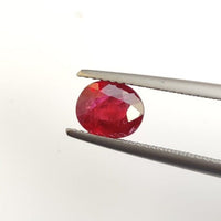 2.05 Cts Natural Ruby Loose Gemstone Oval Cut