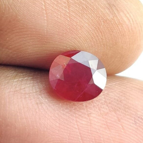 2.19 Cts Natural Ruby Loose Gemstone Oval Cut