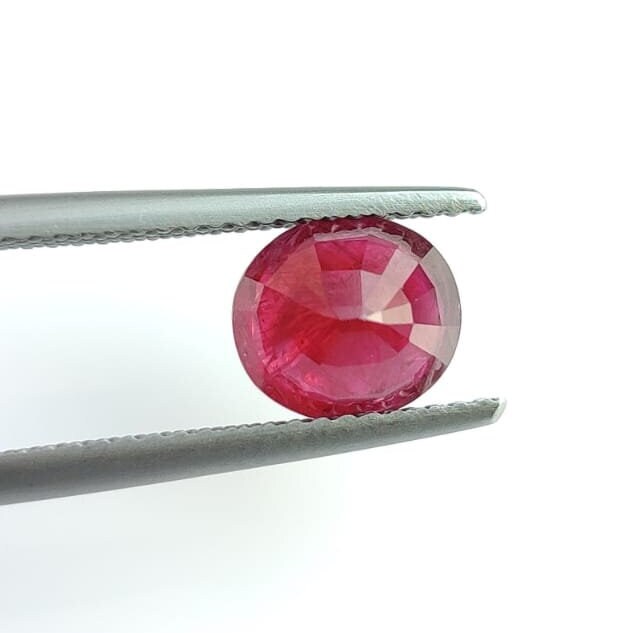 2.19 Cts Natural Ruby Loose Gemstone Oval Cut