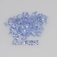 2.8-3.3 MM Natural Princess Cut Blue Sapphire Loose Gemstone