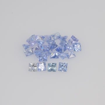 2.7-3.2 MM Natural Princess Cut Blue Sapphire Loose Gemstone